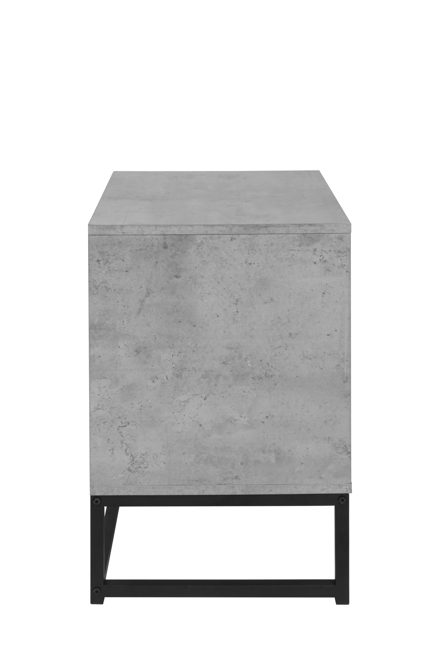 2 Drawer Nightstand in Cement Gray