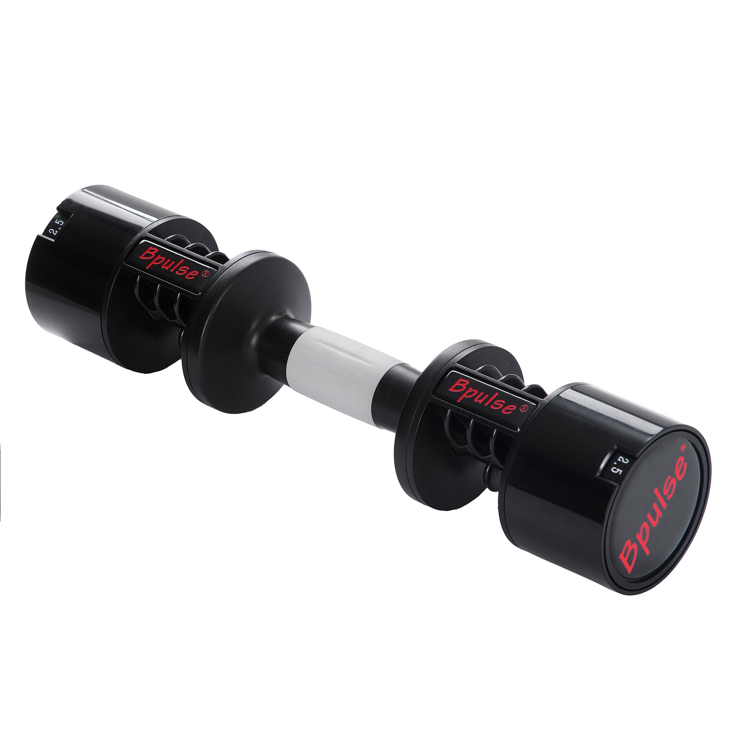 12.5 Kgs Adjustable Dumbbell Steel Plastic in Black