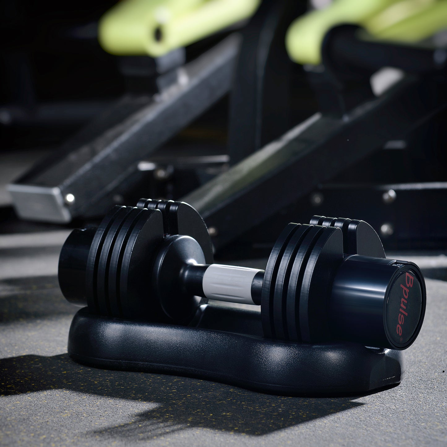 12.5 Kgs Adjustable Dumbbell Steel Plastic in Black