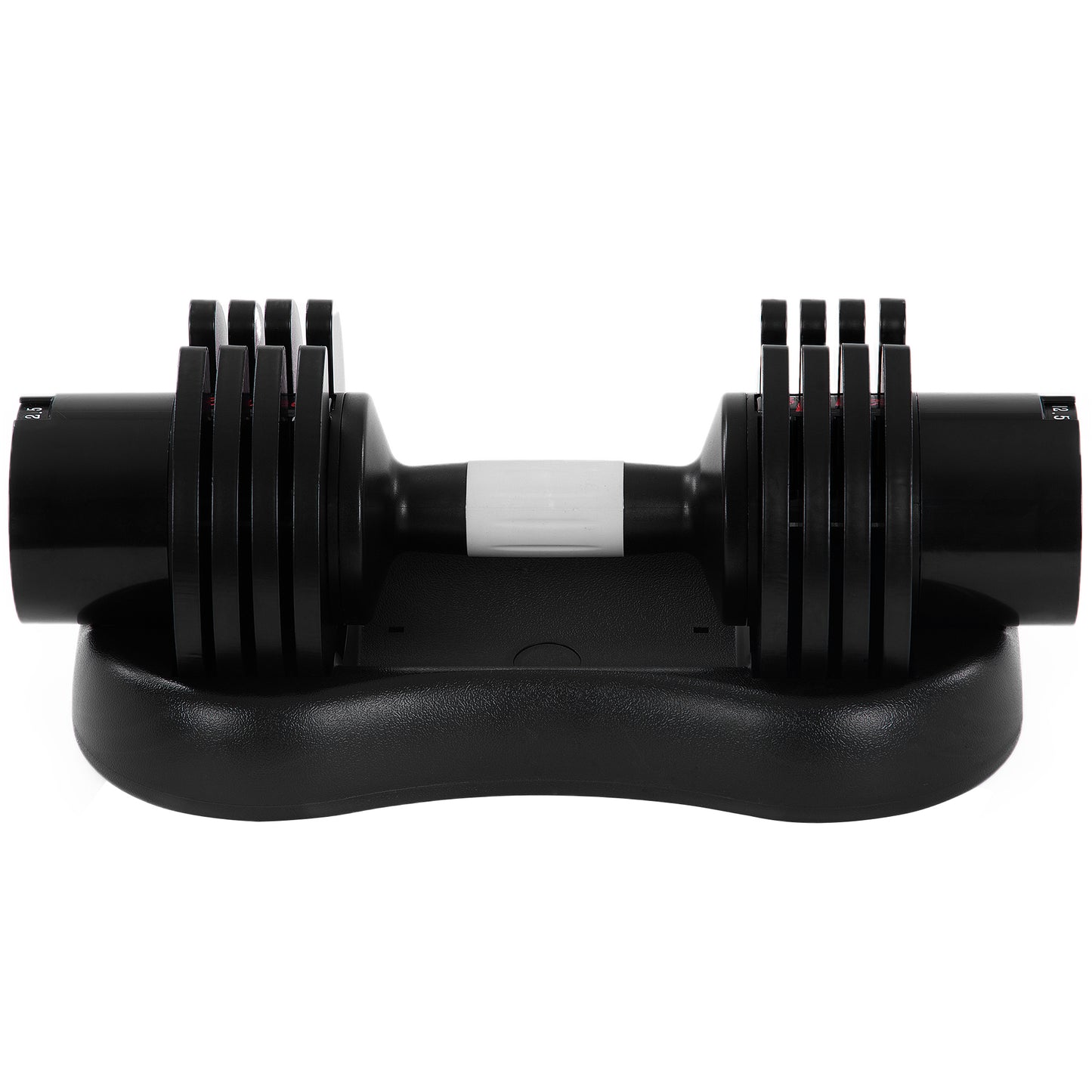 12.5 Kgs Adjustable Dumbbell Steel Plastic in Black