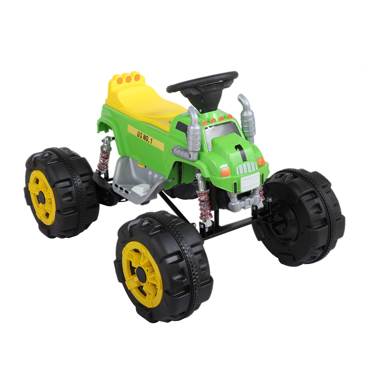 12V Electric Kids Ride On ATV with Double Motor in Green