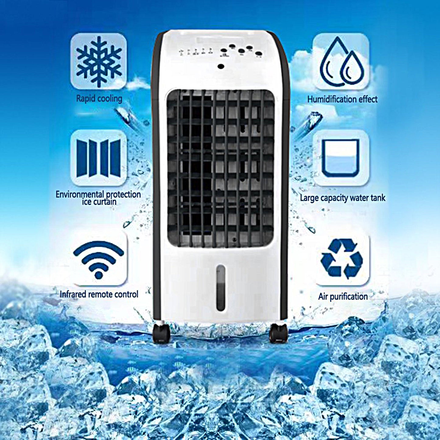 3 in 1 Evaporative Air Cooler Fan with Remote Control