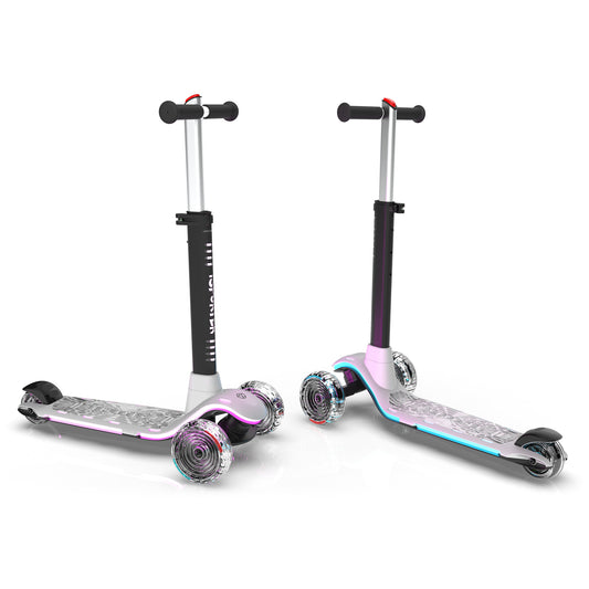 3 wheel scooter with Light Up Wheels in Multicolor