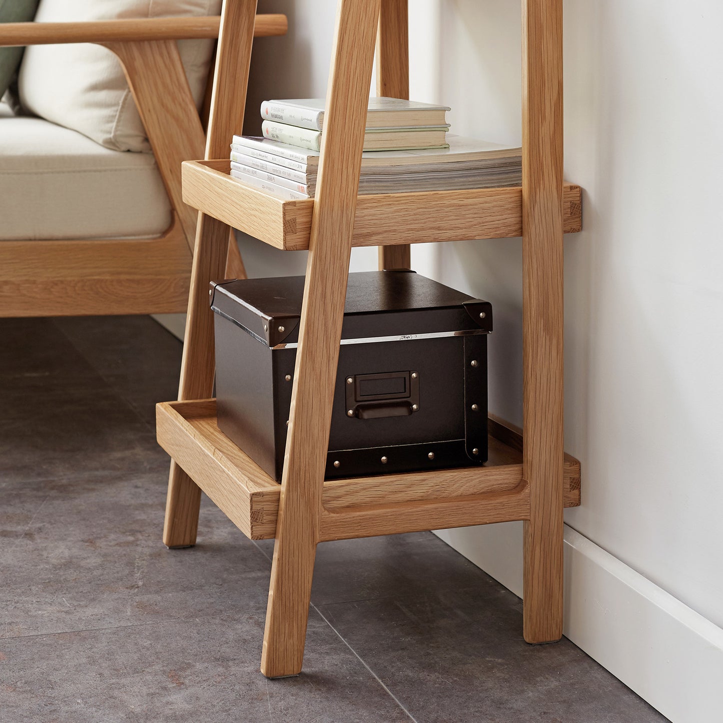 3 Tier Bench Wood Shoe Rack for Entryway Storage Organizer