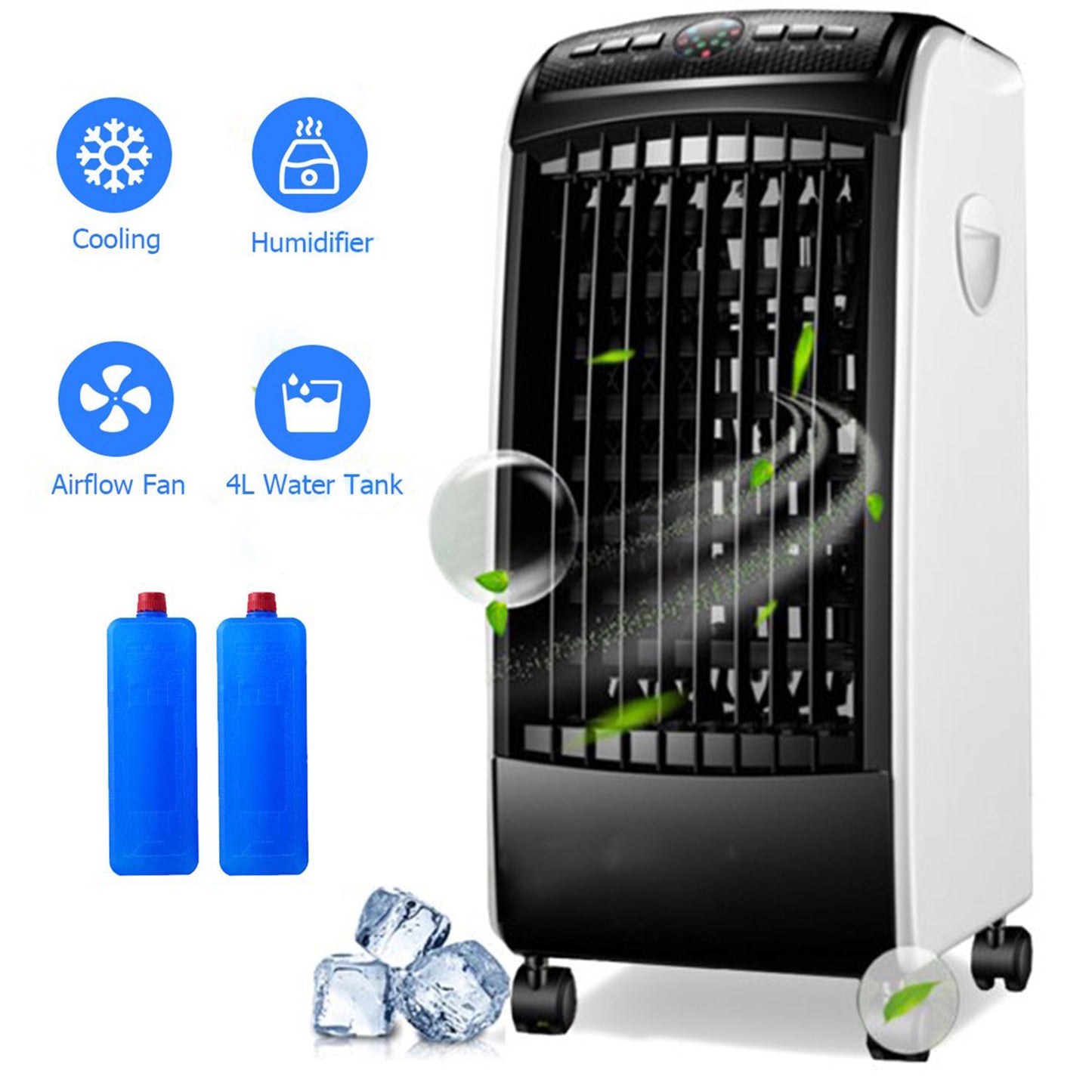 3 in 1 Evaporative Air Cooler Fan Humidifier with Remote Control