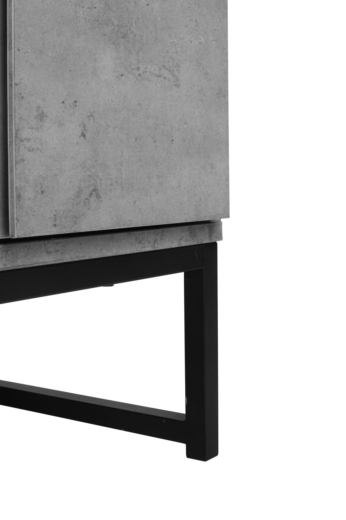 2 Drawer Nightstand in Cement Gray