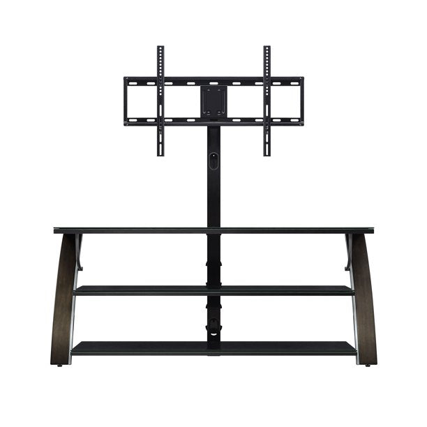 3 in 1 Flat Panel TV Stand Up to 65 Inches in Charcoal