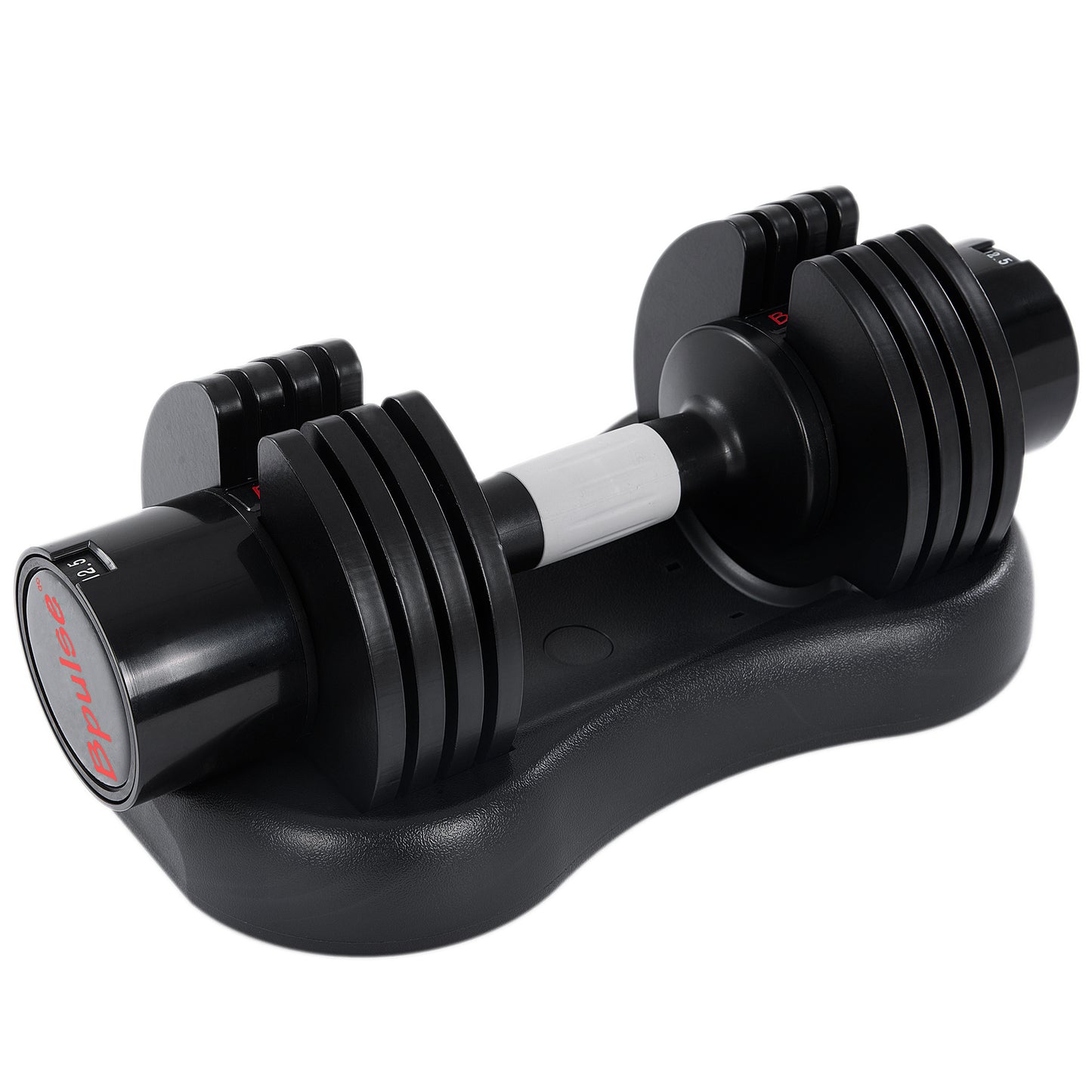 12.5 Kgs Adjustable Dumbbell Steel Plastic in Black